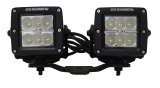 Go Rhino 18-20 Jeep Wrangler JL/JLU/Gladiator JT Light Mount - Two 3in Cubes thumbnail 3
