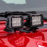 Go Rhino 18-20 Jeep Wrangler JL/JLU/Gladiator JT Light Mount - Two 3in Cubes thumbnail 7