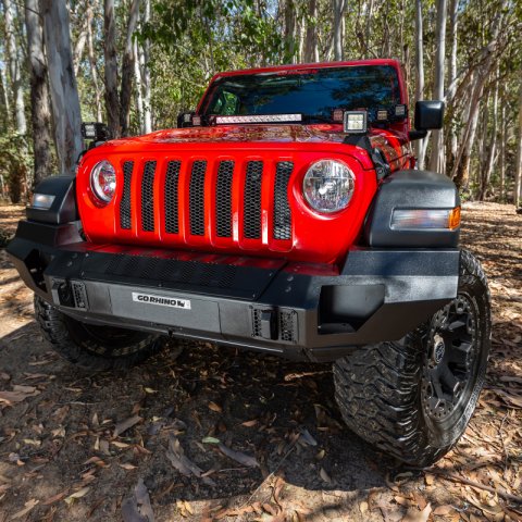 Go Rhino 18-20 Jeep Wrangler JL/JLU/Gladiator JT Light Mount - 20in Single Row thumbnail 9