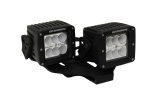 Go Rhino 18-20 Jeep Wrangler JL/JLU/Gladiator JT Light Mount - Two 3in Cubes thumbnail 3