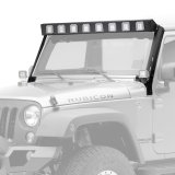 Go Rhino 07-18 Jeep Wrangler JK WLF Windshield Light Mount Frame - Eight Cube Lights thumbnail 2