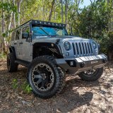 Go Rhino 07-18 Jeep Wrangler JK WLF Windshield Light Mount Frame - Eight Cube Lights thumbnail 8