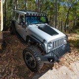 Go Rhino 07-18 Jeep Wrangler JK WLF Windshield Light Mount Frame - Eight Cube Lights thumbnail 9