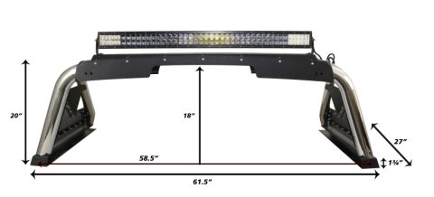 Go Rhino 15-20 Chevrolet Colorado Sport Bar 2.0 (Mid Size) - Tex Blk thumbnail 3