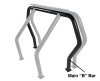 Go Rhino RHINO Bed Bar - Rear Main B bar - Black thumbnail 6
