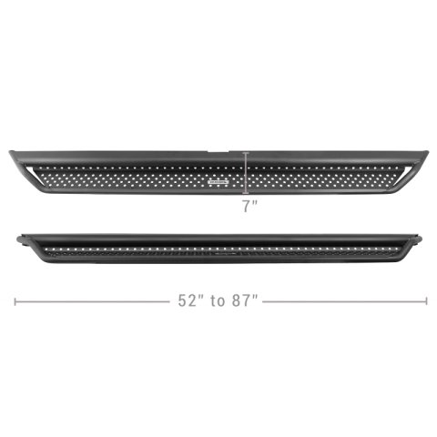 Go Rhino Dominator Extreme D1 Side Steps - Tex Blk - 52in thumbnail 2
