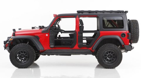 Go Rhino 18-20 Jeep Wrangler JLU JL Frame Mount Sliders thumbnail 9