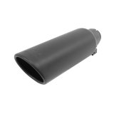 Go Rhino Exhaust Tip - Black - ID 2 1/4in x L 14in x OD 4in thumbnail 1