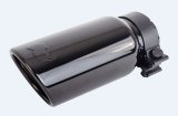 Go Rhino Exhaust Tip - Black Chrome - ID 2 3/4in x L 10in x OD 4in thumbnail 1