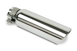 Go Rhino Exhaust Tip - Chrome - ID 2 3/4in x L 14in x OD 4in thumbnail 1
