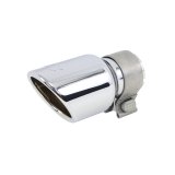 Go Rhino Exhaust Tip - Chrome - ID 2in x L 6in x OD 3in thumbnail 1