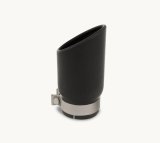 Go Rhino Exhaust Tip - Black - ID 4in x L 10in x OD 5in thumbnail 1