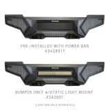 Go Rhino 16-21 Toyota Tacoma Element Front Bumper with Fixed Light Bar Mount Textured Black thumbnail 5