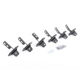 Go Rhino 21-22 Ford Bronco (Excl. Sport) 4DR Mtg. Brackets (V-Series V3/RB10+RB20 Slim) - Tex. Blk thumbnail 1