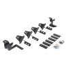 Go Rhino 07-18 Jeep Wrangler JKU 4DR Mounting Brackets (V-Series V3/RB10 Slim/RB20 Slim) - Tex. Blk thumbnail 5