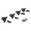 Go Rhino 07-18 Jeep Wrangler JK 2DR Mounting Brackets (V-Series V3/RB10 Slim/RB20 Slim) - Tex. Blk thumbnail 6