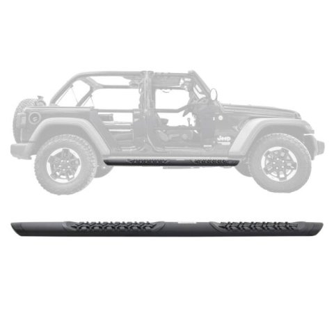Go Rhino V-Series V3 Side Step - Universal 74in. (Fits 4DR) - Tex. Blk thumbnail 9