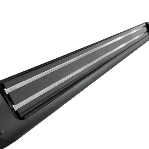 Go Rhino V-Series V3 Side Step - Universal 80in. (Fits 4DR) - Tex. Blk thumbnail 2