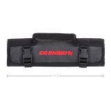 Go Rhino XVenture Gear Tool Wrench Roll - Small (3.5x3.5in. Closed) 12oz Waxed Canvas - Black thumbnail 9