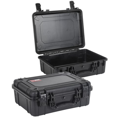 Go Rhino XVenture Gear Hard Case - Large 20in. / Lockable / IP67 / Automatic Air Valve - Tex. Black thumbnail 1
