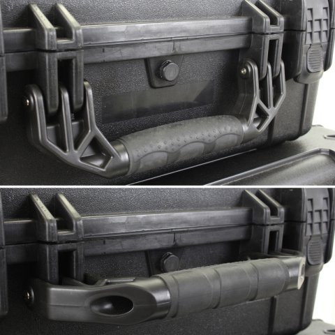 Go Rhino XVenture Gear Hard Case - Large 20in. / Lockable / IP67 / Automatic Air Valve - Tex. Black thumbnail 4