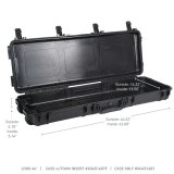 Go Rhino XVenture Gear Hard Case - Long 44in. / Lockable / IP67 / Automatic Air Valve - Tex. Black thumbnail 9