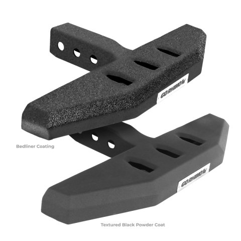 Go Rhino RB20 Slim Hitch Step - 18in. Long / Universal (Fits 2in. Receivers) - Bedliner Coating thumbnail 3