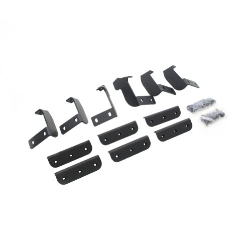 Go Rhino 2022 Toyota Tundra Crew Max Brackets for Dominator Extreme SideSteps - Tex. Black thumbnail 1