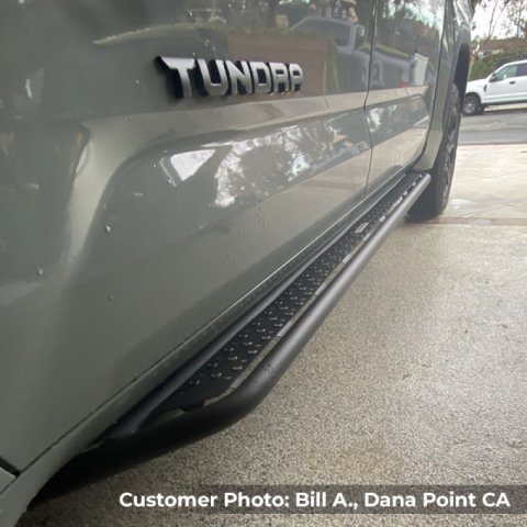 Go Rhino 2022 Toyota Tundra Crew Max Brackets for Dominator Extreme SideSteps - Tex. Black thumbnail 5