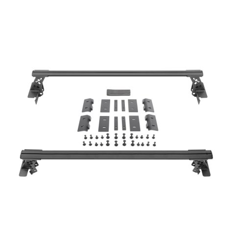 Go Rhino 20-22 Jeep Gladiator JT/16-22 Toy. Tacoma/05-21 Nssn Frontier XRS Cross Bars Kit - Tex. Blk thumbnail 1