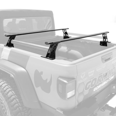 Go Rhino 20-22 Jeep Gladiator JT/16-22 Toy. Tacoma/05-21 Nssn Frontier XRS Cross Bars Kit - Tex. Blk thumbnail 8
