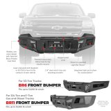 Go Rhino 10-18 RAM 2500/3500 BR11 Front Bumper Replacement - Tex. Black thumbnail 6