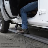 RealTruck 07-17 Jeep Wrangler 2dr VoltStep Electric Running Board Kit (Cut Req.) - Tex. Blk thumbnail 1