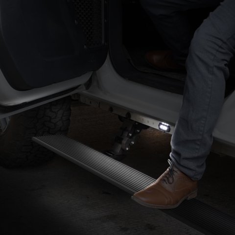 RealTruck 18-24 Jeep Wrangler 2dr VoltStep Electric Running Board Kit (No Drill) - Tex. Blk thumbnail 3