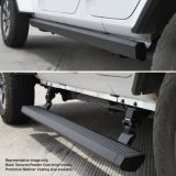 RealTruck 20-24 Jeep Gladiator CC 4dr VoltStep Electric Running Board Kit (Cut/Drill Req.) - Tex Blk thumbnail 3
