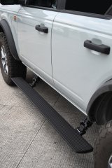 RealTruck 21-24 Ford Bronco 4dr VoltStep Electric Running Board Kit (No Drill) - Tex. Blk thumbnail 2