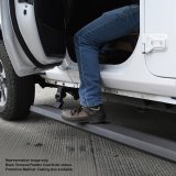 RealTruck 18-24 Jeep Wrangler 2dr VoltStep Electric Running Board Kit (No Drill) - Bedliner Coating thumbnail 4