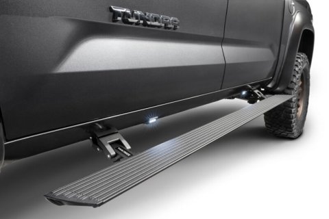 Go Rhino 22-23 Toyota Tundra Double Cab 4dr E-BOARD E1 Electric Running Board Kit - Tex. Blk thumbnail 1