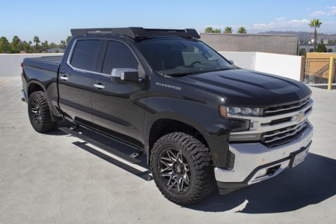 RealTruck 19-25 Chevy Silverado 1500 CC 4dr VoltStep Electric Running Board Kit - Tex. Blk thumbnail 2