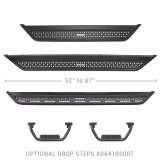 Go Rhino 21-23 Ford Bronco 2DR Sport Utility Dominator Xtreme D6 Side Steps 6in - 57in Long thumbnail 4