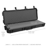 Go Rhino XVenture Gear Hard Case w/ Foam - Long 44in. / IP67 / Automatic Air Valve - Textured Black thumbnail 7