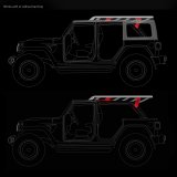 Go Rhino 19-22 Jeep Wrangler JLU SRM Roll Bar Mount Kit - Tex. Blk thumbnail 7