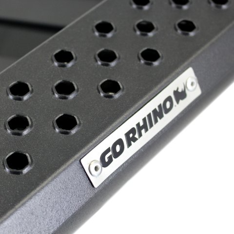 Go Rhino RC3 LR Bull Bar Light-Ready Skid Plate (Front Guard ONLY No Lights/Brackets) - Tex. Blk thumbnail 4