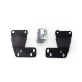 Go Rhino 19-21 Chevrolet Silverado (Excl. Driver Alert Pkg) RC4 & RC3 LR Brackets - Tex. Blk thumbnail 2