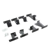 Go Rhino 2020+ Jeep Gladiator JT 4DR Crew Cab Dominator Xtreme Frame Slider Mounting Brackets Only thumbnail 2