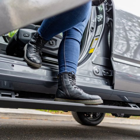 RealTruck 23-24 Toyota Sequoia Sport (Ex. Hybrid) VoltStep Electric Running Board Kit - Tex. Bk thumbnail 2