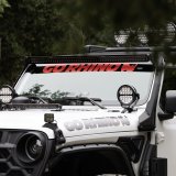 Go Rhino Universal Blackout Combo Series 50in Double Row LED Light Bar w/ Amber Lighting - Black thumbnail 5