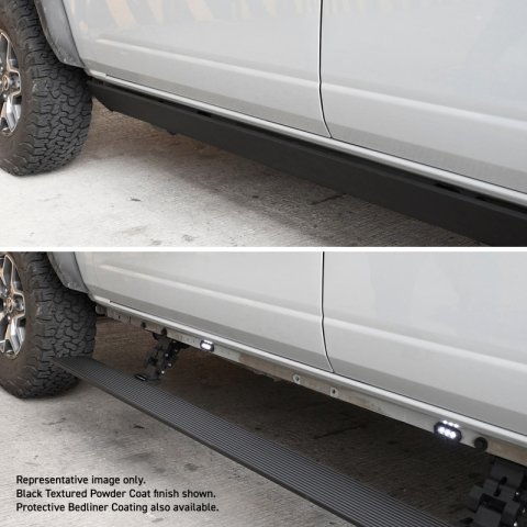 RealTruck 23-24 Toyota Sequoia 4dr (Excl Hybrid) VoltStep Electric Running Board Kit - Bedliner Coat thumbnail 8