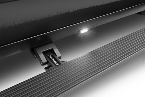 RealTruck 22-24 Toyota Tundra DC 4dr VoltStep Electric Running Board Kit (No Drill) - Tex. Blk thumbnail 1