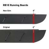 Go Rhino RB10 Slim Running Boards 57in. Cab Length - Bedliner Coating (No Drill/Mounting Brkt Req.) thumbnail 9